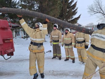 ​Учебный пункт Противопожарной службы Курской области. Обучение пожарных
