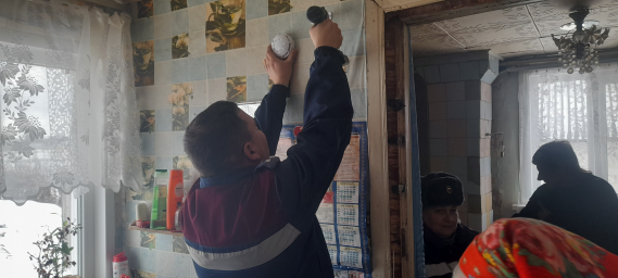 ​Установка пожарных извещателей в Горшеченском районе