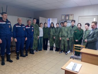 ​Гости в ПЧ Большесолдатского района