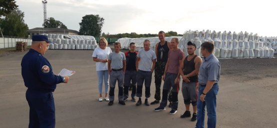 ​Инструктаж с работниками ФосАгро-Курск БХМУ Коренево