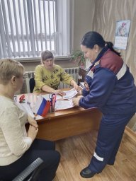 ​Предновогодние инструктажи в Конышевском районе