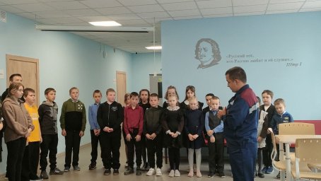 ​Урок безопасности в Брусовской школе Поныровского района