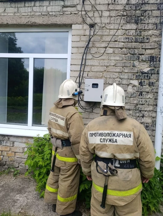 ​Пожарно-тактические занятия огнеборцев Поныровского района
