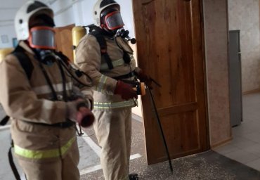 ​Условный пожар ликвидирован Черемисиновскими огнеборцами