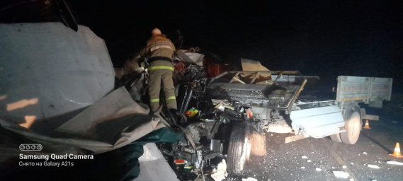 ​Горшеченские огнеборцы на ликвидации последствий ДТП