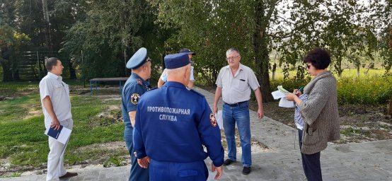 ​Кореневские огнеборцы на учениях
