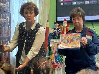 ​В преддверии каникул учащимся Курской школы-интерната напомнили о правилах пожарной безопасности
