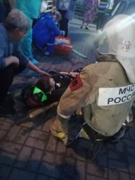 ​Касторенские пожарные оказали первую помощь пострадавшему в ДТП