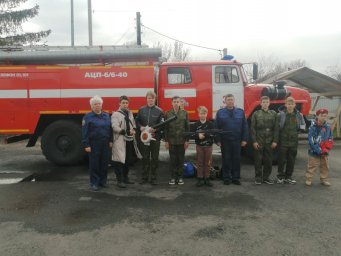 ​В ПЧ Курского района состоялась встреча с обучающимися МБОУ "Рышковская СОШ"