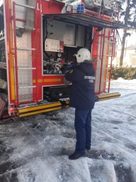 ​Хомутовские пожарные провели ПТЗ