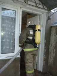 ​Пожарные Обоянского района потушили дом