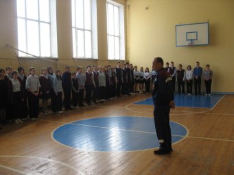 ​Уроки по пожарной безопасности в обоянских школах