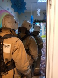 ​Пожарно-тактические занятия в детском саду Золотухинского района