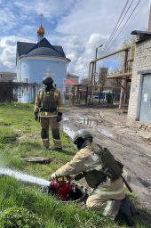 ​Огнеборцы ПЧ Поныровского, Рыльского, Дмитриевского и Хомутовского районов на проверке ППВ