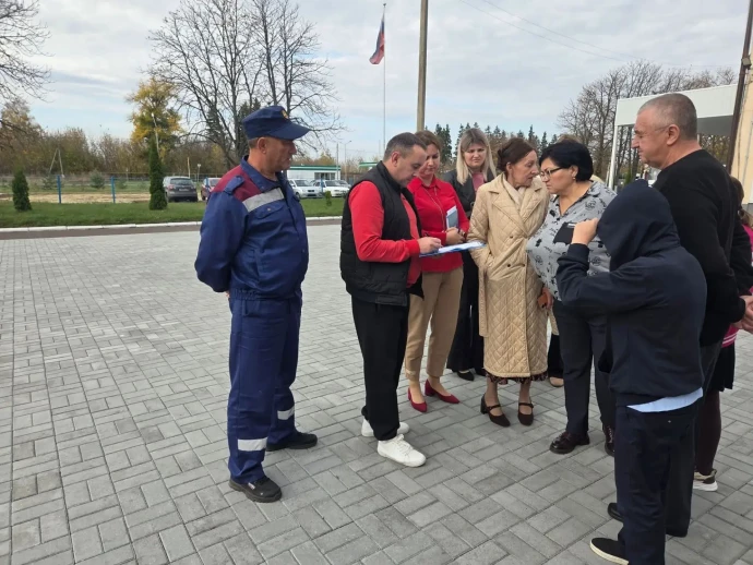 ​В Верхнелюбажский школе проведена тренировочная эвакуация