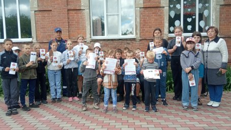 ​Беседа по пожарной безопасности в Золотухинском районе