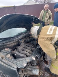 ​Выезд на ДТП огнеборцев ПЧ Октябрьского района