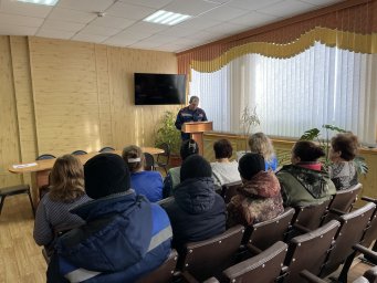 Проведение занятий в Золотухинском районе