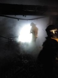 ​Глушковские огнеборцы ликвидировали горение в гараже