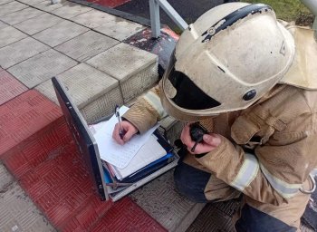 ​Огнеборцы ПЧ Пристенского, Черемисиновского и Фатежского районов на проведении ПТЗ