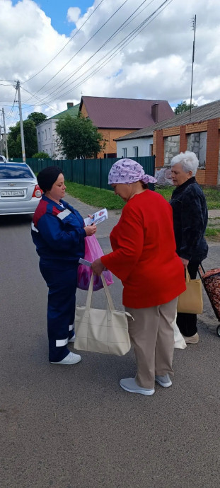 ​Профилактический рейд прошел в поселке Поныри