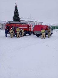 ​Пожарно-тактические занятия Глушковских огнеборцев
