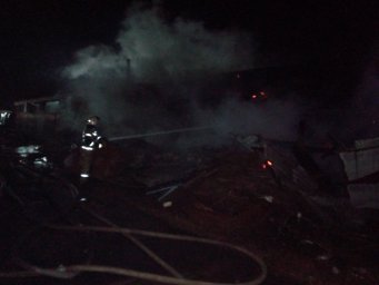 ​Пожар на птицеферме что в с. Разветье