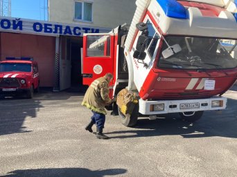 ​Пожарные ПЧ-20 проводят подготовку техники