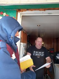 ​Подворовый обход в Фатежском районе