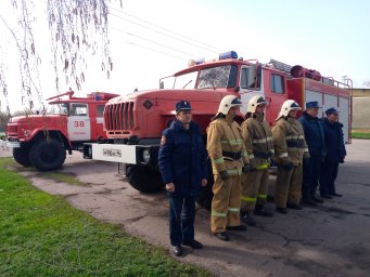​Пристенские огнеборцы изучают район выезда