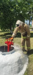 Проверка пожарного водоснабжения в Фатежском районе