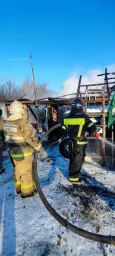 ​Пожар в д. Шабановка Тимского района потушен