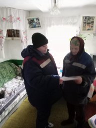 ​Проверка жилого сектора в д. Гниловке Студенокского сельсовета Рыльского района