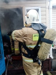 ​Теткинские огнеборцы потушили возгорание в доме