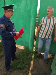 Огнеборцы Октябрьской ПЧ вышли в рейд и в школу