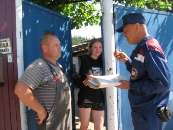 ​Профилактический рейд в селе Лунино Обоянского района