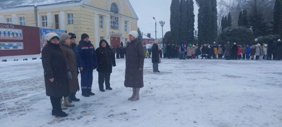 ​Тренировка по эвакуации в Солнцевской СОШ