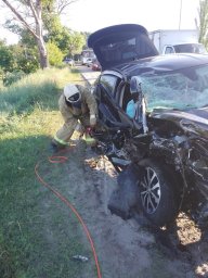 ​ДТП в Обоянском районе на ул. Луначарского