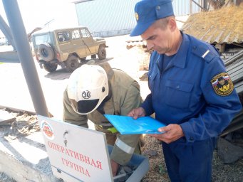 ​Пожарно-тактические учения Конышевских огнеборцев