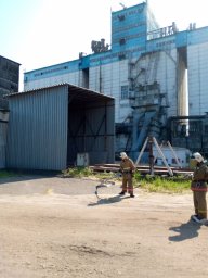 ​Кореневские и суджанские огнеборцы на учениях