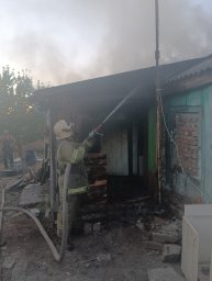 ​Пожар в селе Семяновка Обоянского района ликвидирован