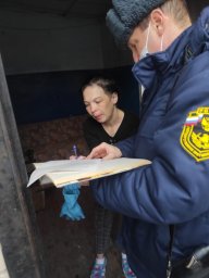 ​Совместный профилактический рейд в п. Золотухино