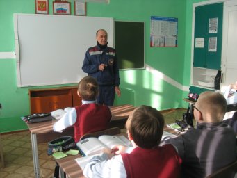 Ученикам Усланской школы Обоянского района рассказали о безопасности