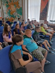 Пришкольный лагерь СОШ № 23 в Пожарно-спасательном музее.