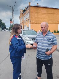 ​Противопожарный рейд в г. Дмитриев
