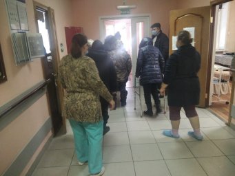 ​Тренировочная эвакуация в &laquo;Доме интернате для престарелых&raquo; Глушковского района