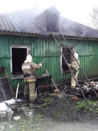 ​Солнцевские пожарные на ликвидации горения