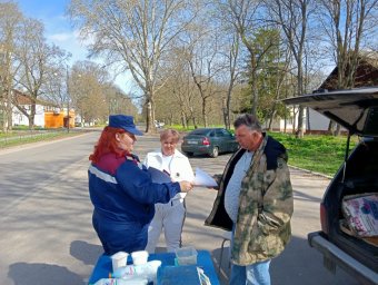 ​Проверка жилого сектора в пос. Марьино Рыльского района