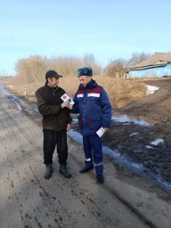 ​Рейд по пожарной безопасности в д.Миролюбово Фатежского района