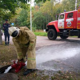 Огнеборцы ПЧ Конышевского и Железногорского районов на проверке ППВ